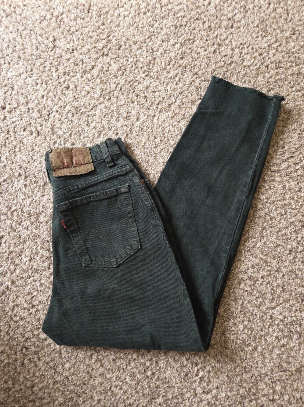 Vintage 1999 Dark Green 512 Levi's Jeans
